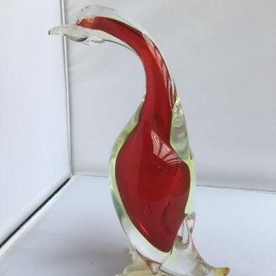 Vintage Murano Bird 9.5   Tall 