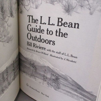 1981 Library Copy L.L. Bean Outdoors Book