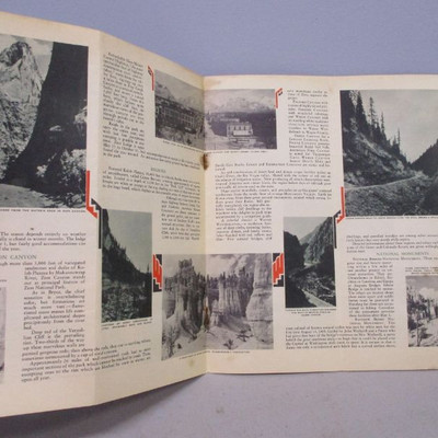 1920's Conoco Travel Guide With Photos