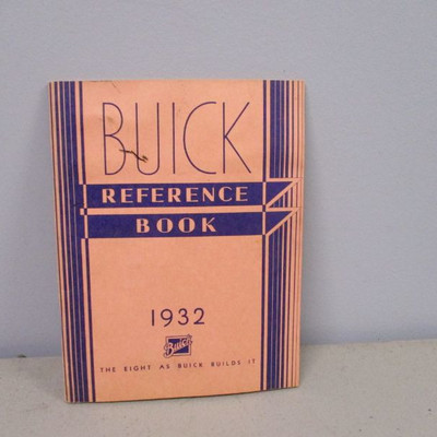 1932 Buick Reference Book