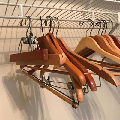 Lot 72 - Wooden Hangers and More