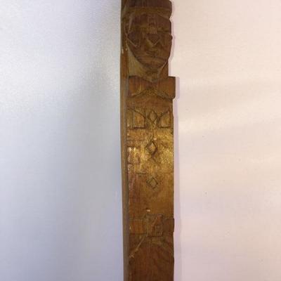 1954 Hand Carved Laurel Hardy Dated at the  Bottom 
