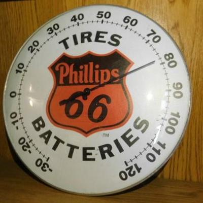Phillips 66 Bubble Glass Theremometer 12