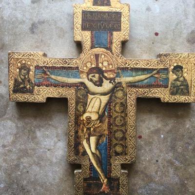 Vintage Pair of Religious Crosses
