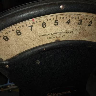 Antique Stimpson Computing Mercantile Scale