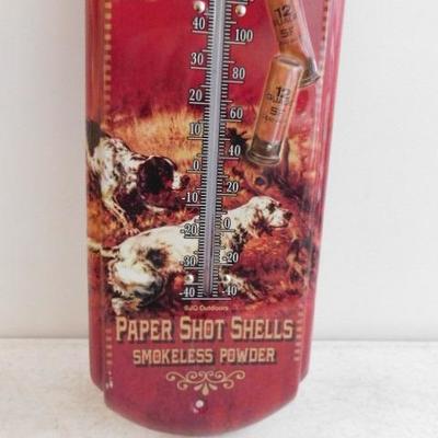 Sure Fire Shells Tin Metal Thermometer 16