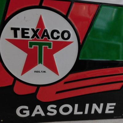 Texaco Sky Chief Gasoline Metal Advertising Sign 26