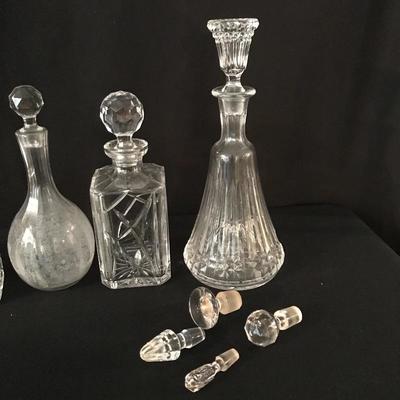 Lot 85 - Decanters and More Bar Accessories