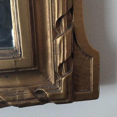 Lot 99 - Vintage Gold Painted Wooden Framed Mirror