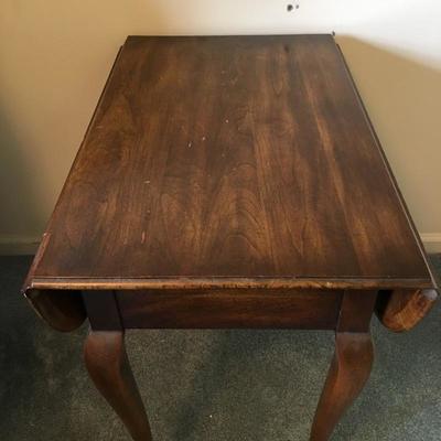 Lot 112 -Drop Leaf Side Table by Statton 