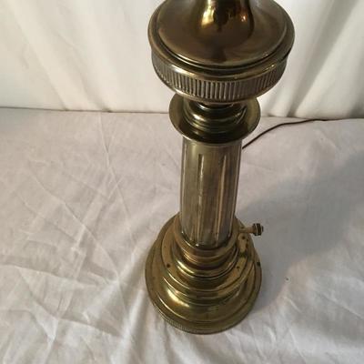 Lot 113 - Brass Table Lamp