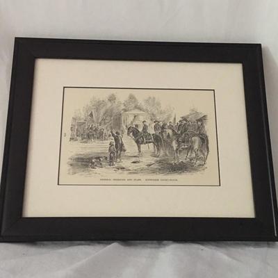 Lot 115 - Civil War Artwork 