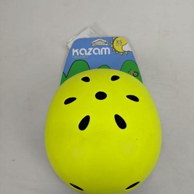 Kazam Helmet, Size XS, Bright Yellow - Small Marks, Otherwise New