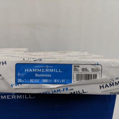 10 Reams of Hammermill Business Paper, 500 Sheets Per Ream, 8.5