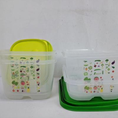 4 Tupperware Containers, 3 Sizes - New