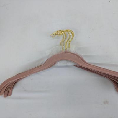 10 Pink/Gold Hangers - New