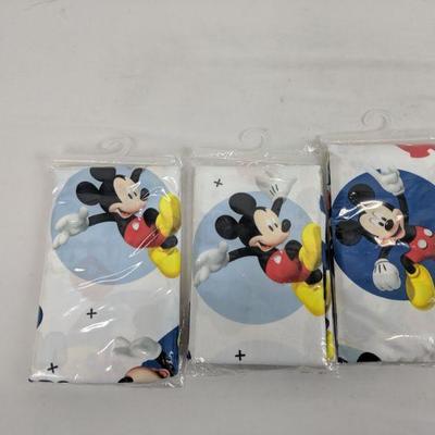 Mickey Mouse Roadster Racers Preschool Nap Mat Sheet, Set of 3 - New