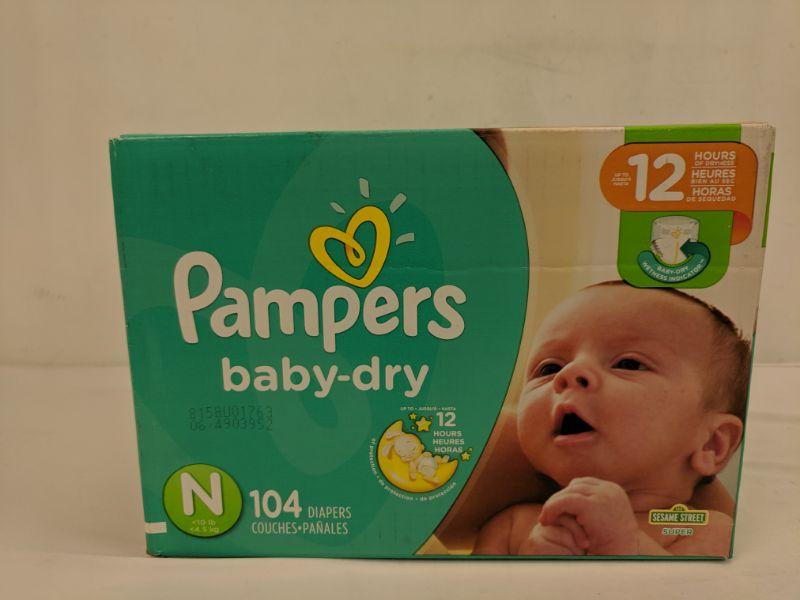pampers baby dry newborn 104