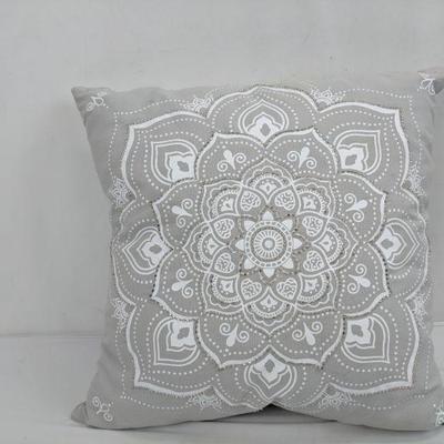 Decorative Gray Pillow, 17