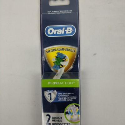 Oral-B Flossaction 2 Brush Heads - New