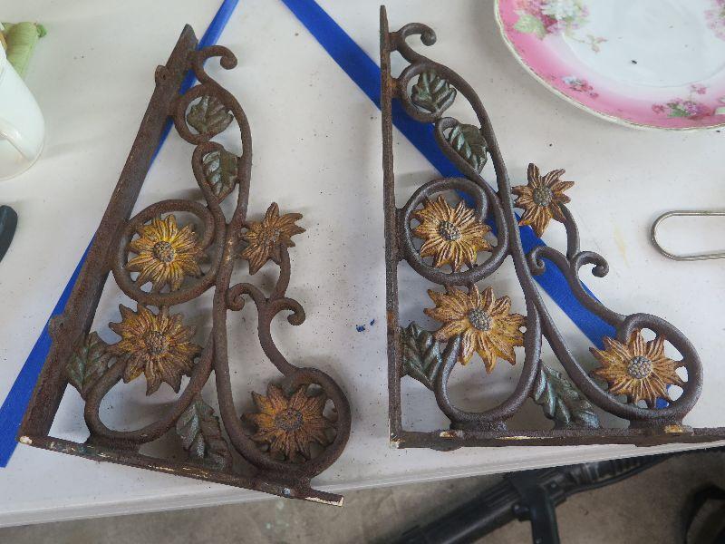 Vintage Iron Brackets