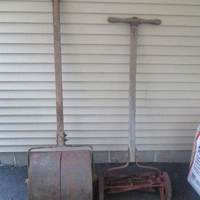 Vintage Push Mower and More
