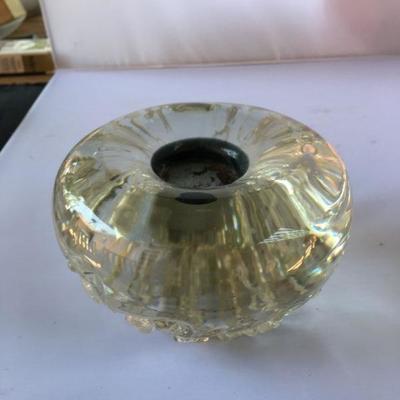 Vintage Crystal Candle Holder