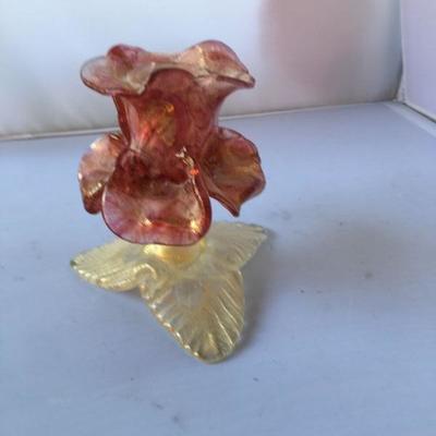 Antique Murano Gilded and Decorated Candle Holder - One of a Kind