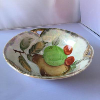 Vintage Glossy Plate Hand Painted 