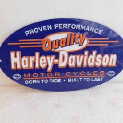 Harley-Davidson Motorcycle Metal Advertising Sign 18