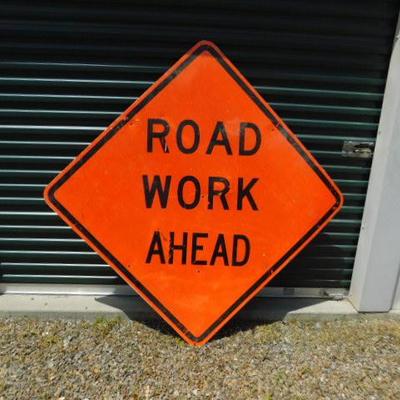 Commercial Road Work Highway Sign Metal Reflector Style 65