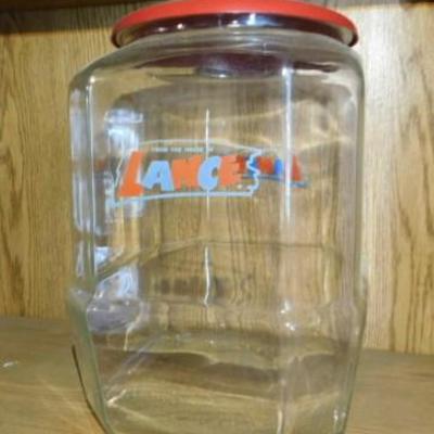 Large Lance Snack Glass Jar with Metal Lid 12