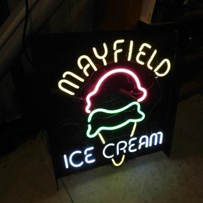 Mayfield Ice Cream Neon Advertising Sign 26