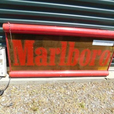 Commercial Hanging Lighted Marlboro Advertising Sign 49