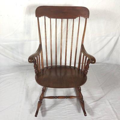 Lot 33 ~ Vintage 1930's Maple Rocking Chair 