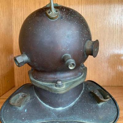 Copper / Brass Deep Sea Divers Helmet 