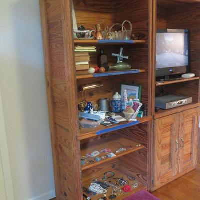 Solid wood bookcase / shelving