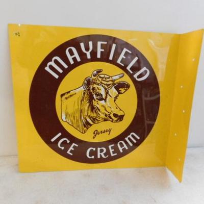 Mayfield Dairy Double Sided Blade Advertising Sign 20