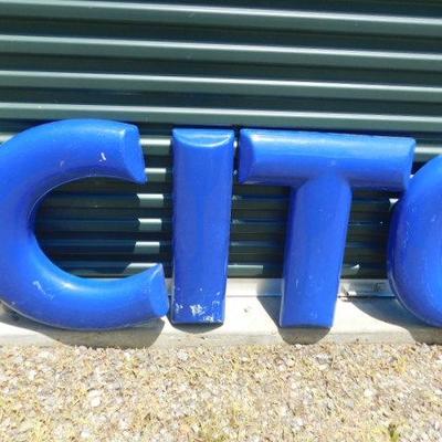 Molded Plastic CITGO Individual Advertising Letters 24