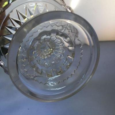 Vintage Footed Crystal Bowl Made in France