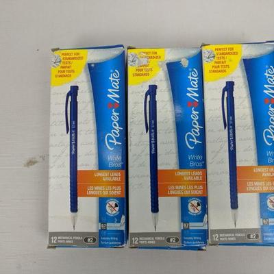 Paper Mate 12 Mechanical Pencils, Pack of 3