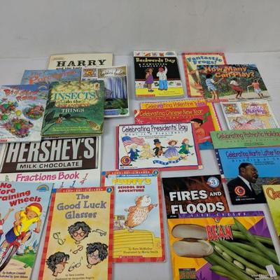 24 Kids Books, Mostly Scholastic