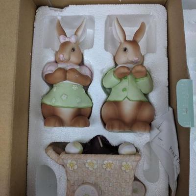 3pc Porcelain Easter Decor by Partylite, 