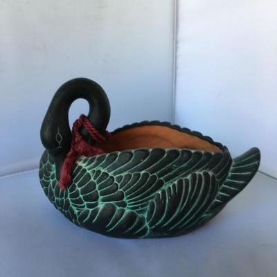 Vintage Ceramic Swan by  Claire Burke