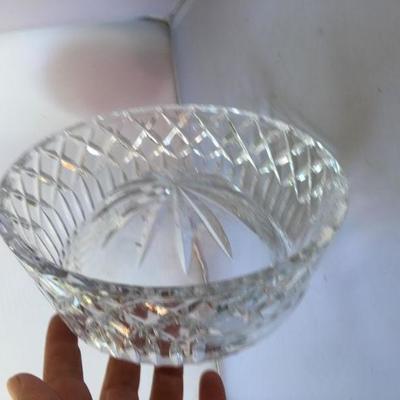 Vintage Caviar Serving Crystal Dish