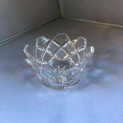 Vintage Lot of TWO Crystal by Villeroy and Boch  and a Paperweight by Canadiad Rhag