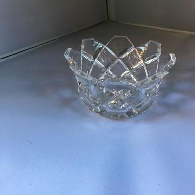 Vintage Lot of TWO Crystal by Villeroy and Boch  and a Paperweight by Canadiad Rhag