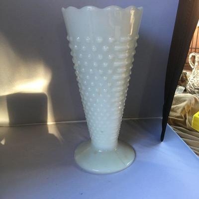 Vintage Milk Glass Vase