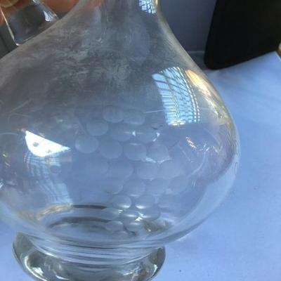 Vintage Glass Pitcher 