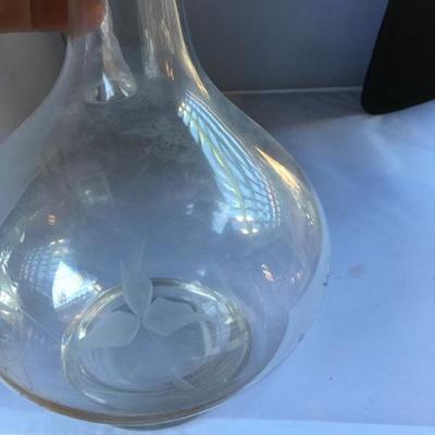 Vintage Glass Pitcher 
